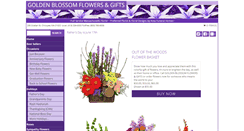 Desktop Screenshot of goldenblossomflowers.com