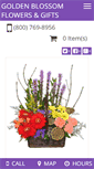 Mobile Screenshot of goldenblossomflowers.com