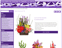 Tablet Screenshot of goldenblossomflowers.com